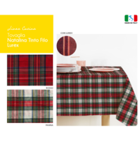 TABLECLOTH 12P NATALINA 140X240 Tellini S.r.l. Wholesale Clothing